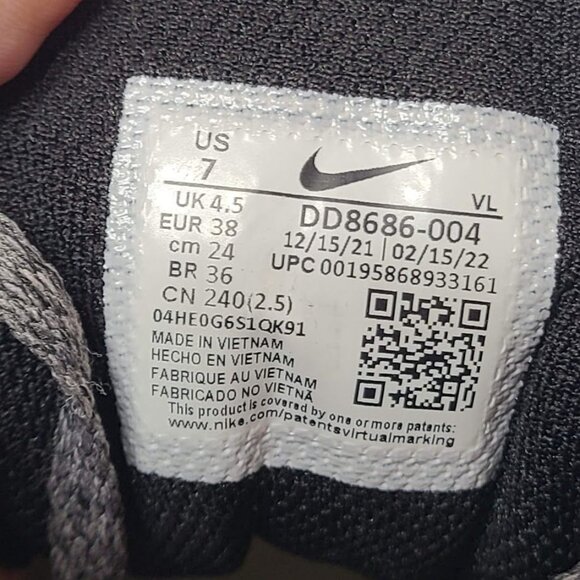 Nike Womens Air Winflo 9 Black Pink Running Shoes Sneakers Size 7 DD8686-004 - Picture 3 of 12